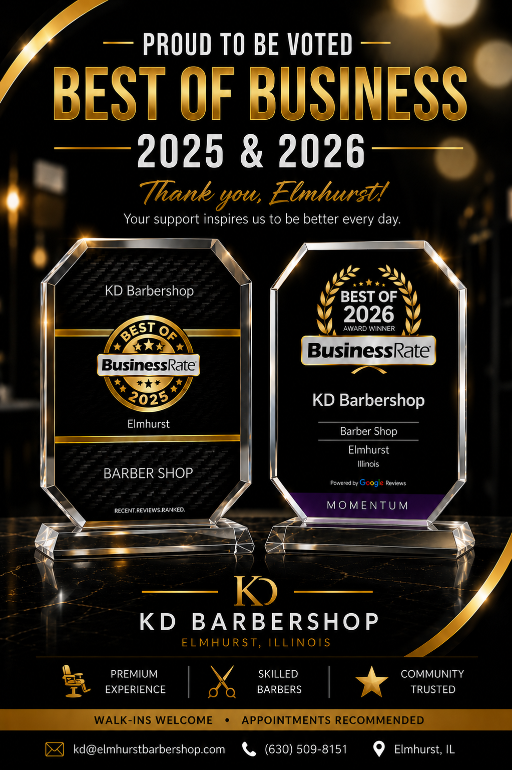 Best of Business Award 2026 in Elmhurst